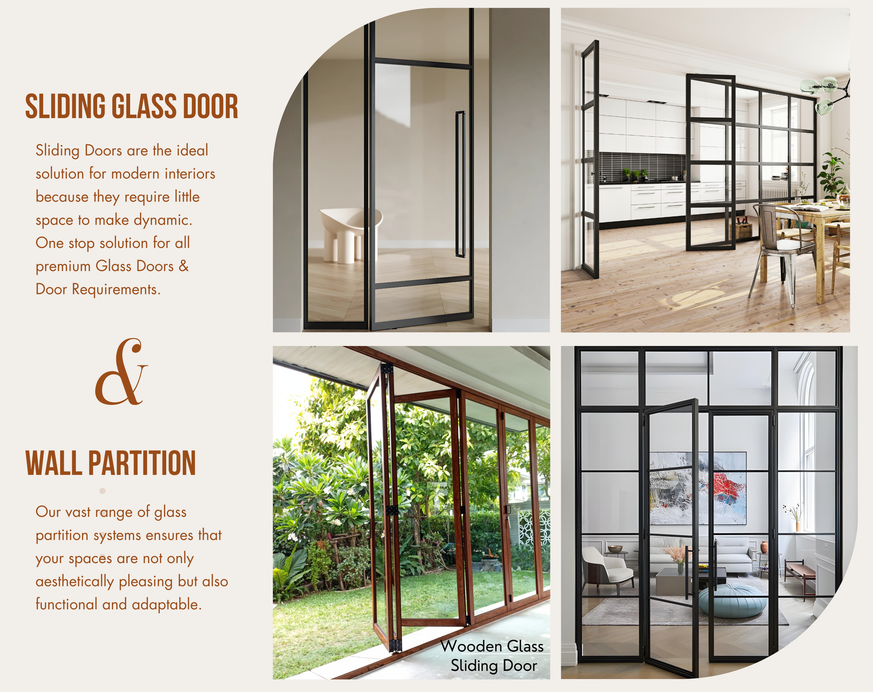 Glass Partition and sliding door